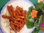 黑椒牛油焗鸭舌