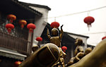 河坊街铜像