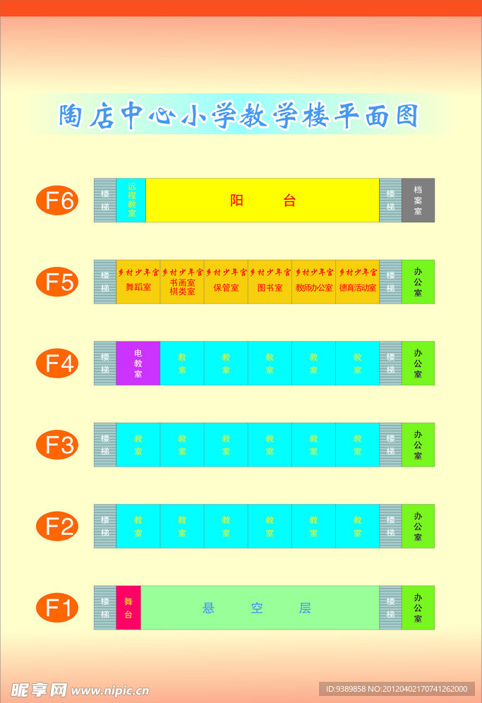 学校楼层示意图