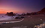 夕阳 沙滩