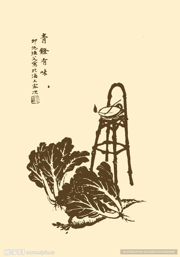 马骀画宝