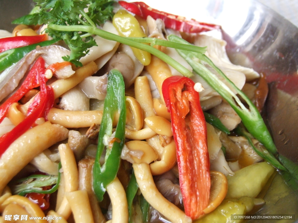 干锅野山菌