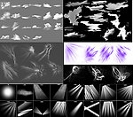 PS笔刷大集合之云雾炫光流光光线