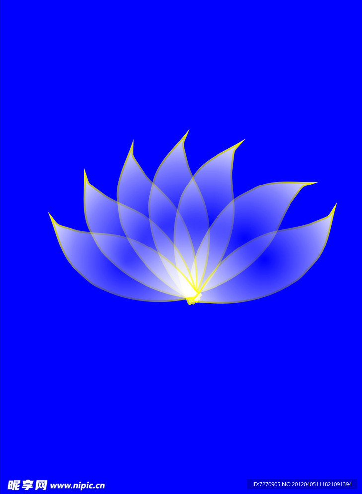 透明效果花