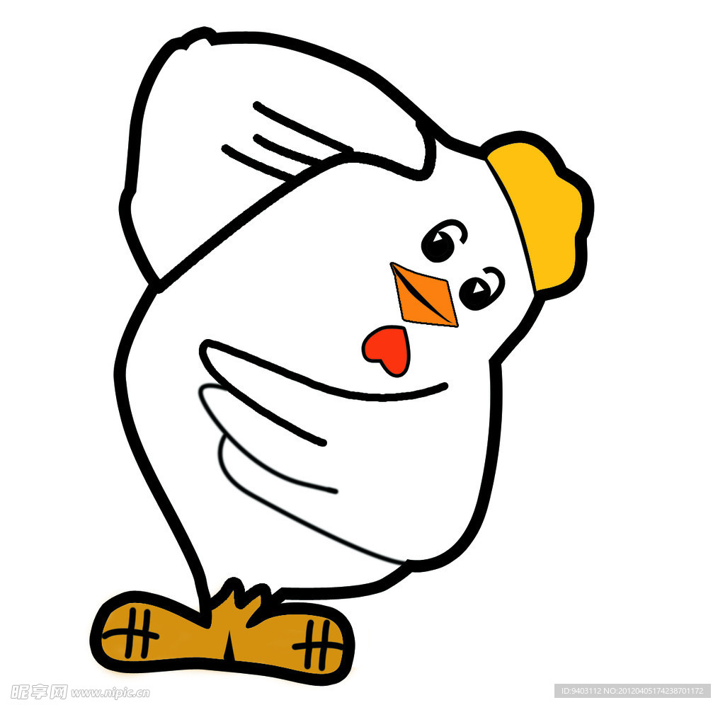 卡通小鸡