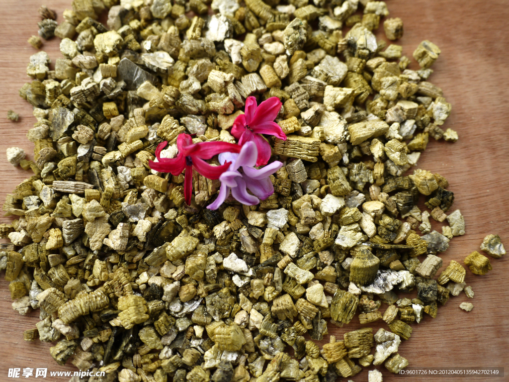 花与底纹