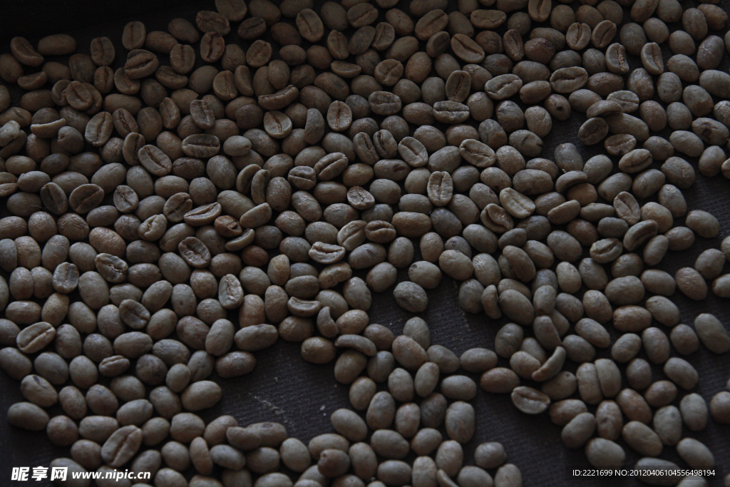 烘焙中的咖啡豆
