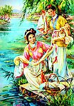 西施浣纱