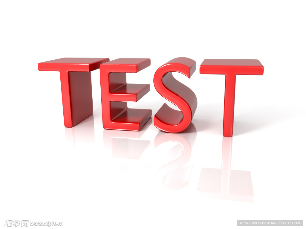TEST字体3D