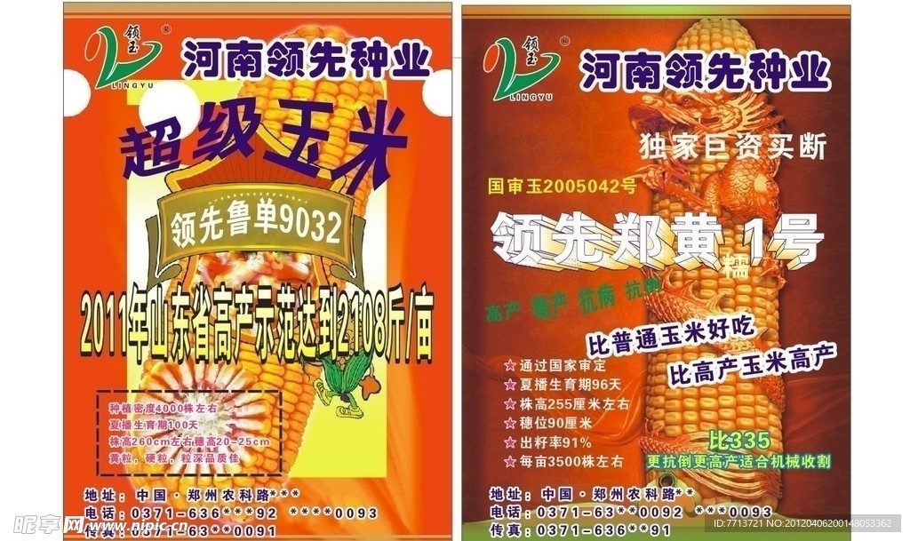 玉米彩页