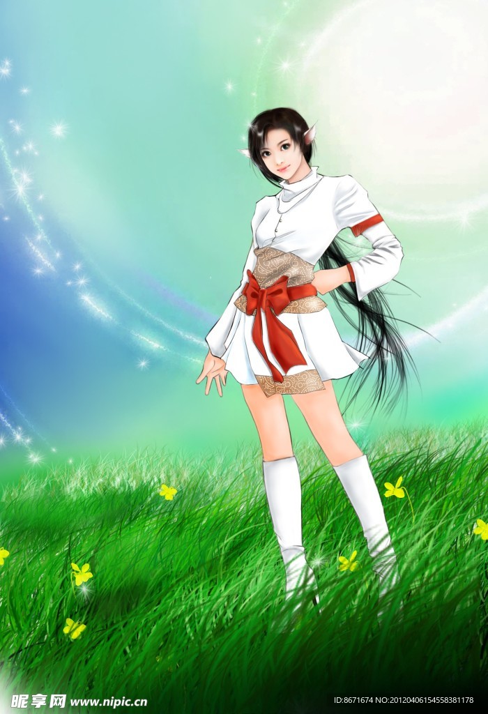 美女