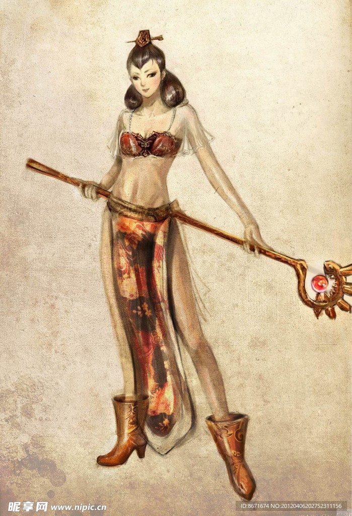 女法师