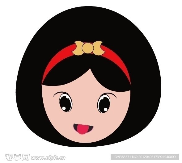卡通 女孩 头像