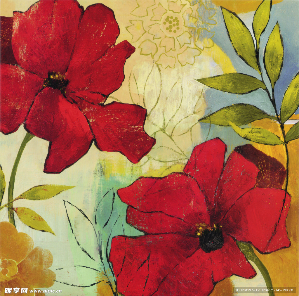 花卉绘画