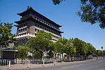 前门 古楼 树木