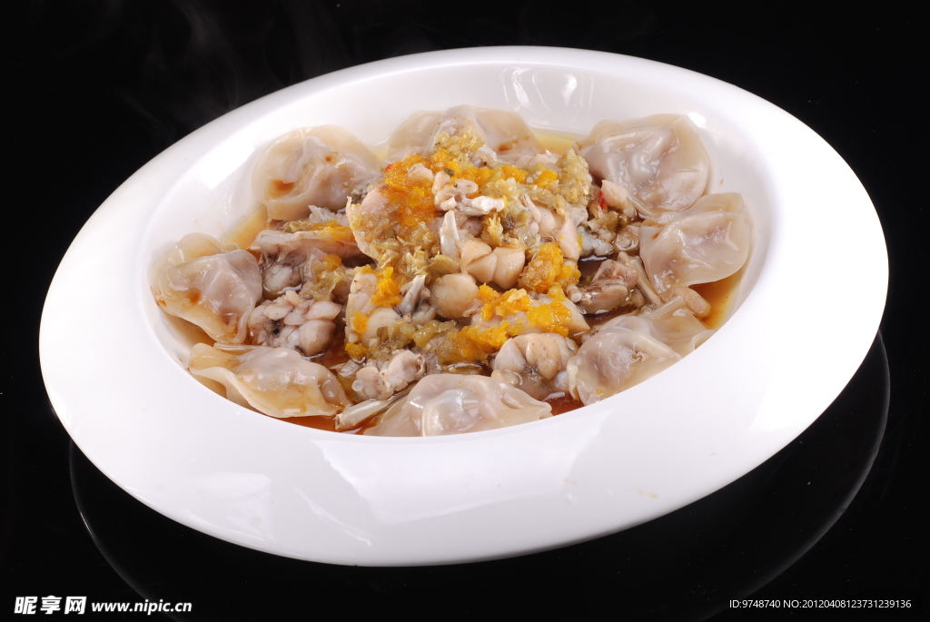 水饺蒸牛蛙
