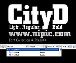 cityd系列字体下载