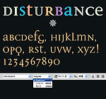 Disturbance系列字体下载