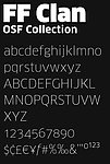 FFClanOSF系列字体下载