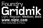 Foundry Gridnik系列字体下载