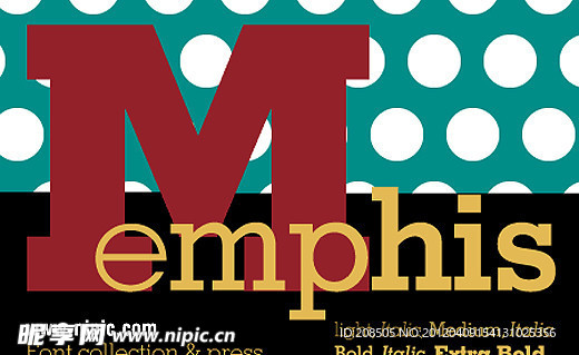 Memphis系列字体下载