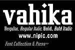 vahika系列字体下载