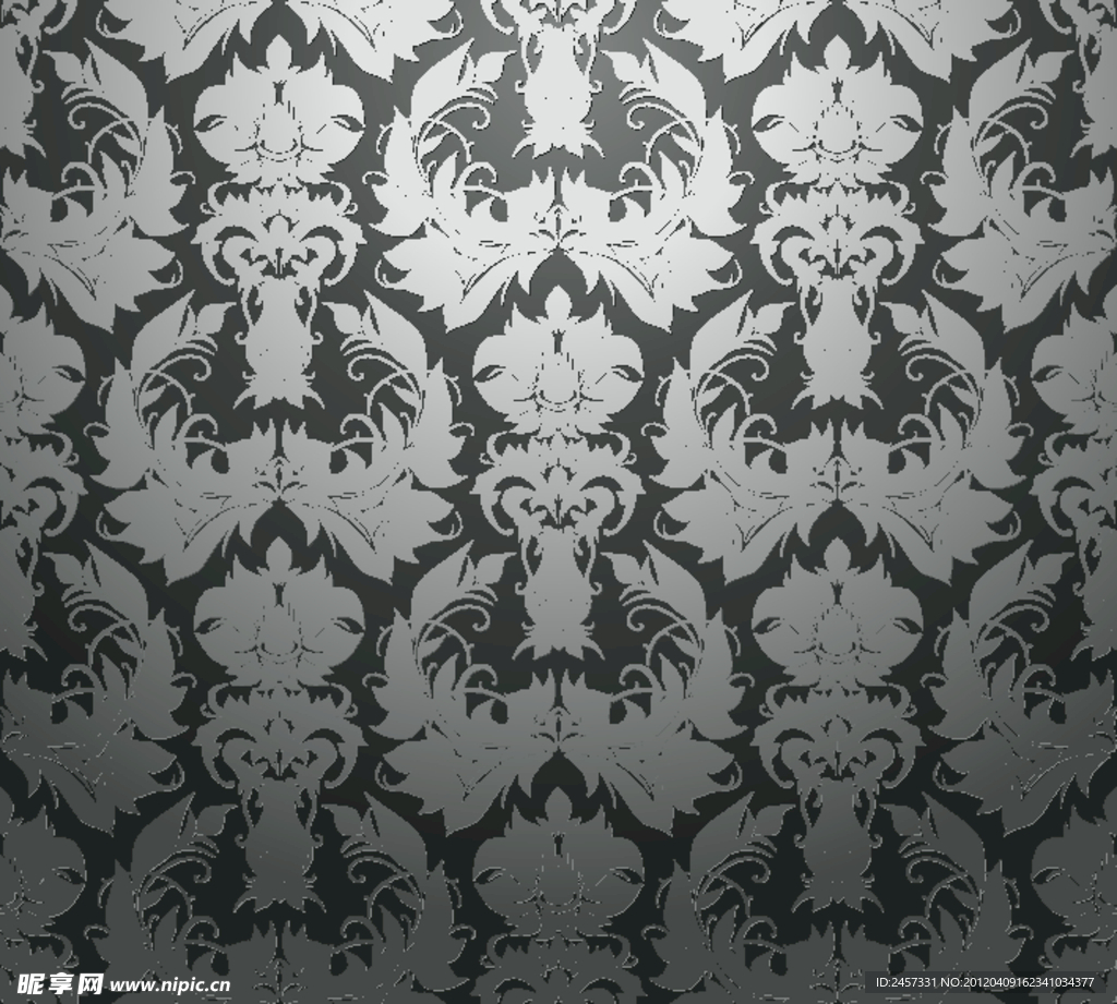 无缝古典花纹 欧式花纹底纹