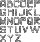 指纹英文字母