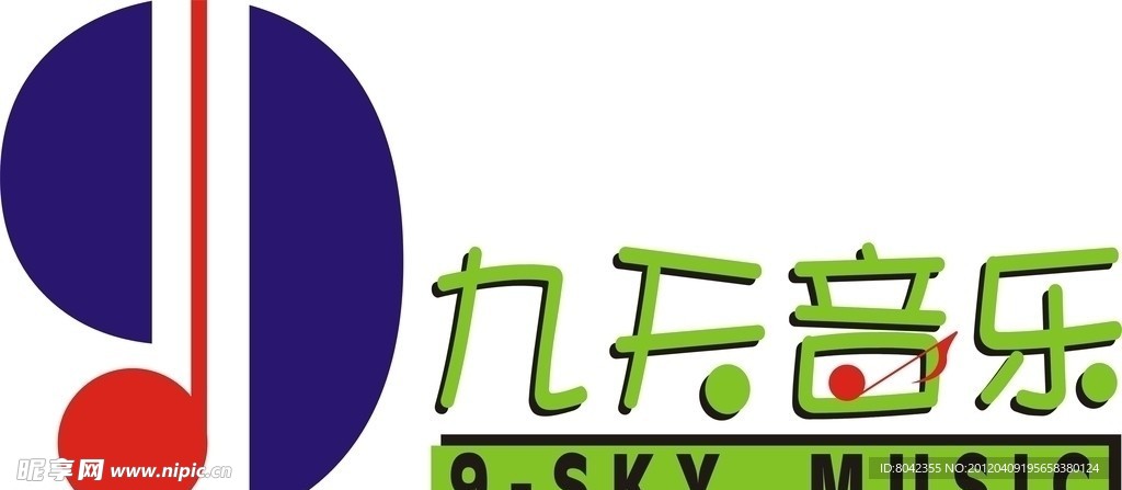 九天音乐 logo