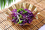 三丝紫包菜