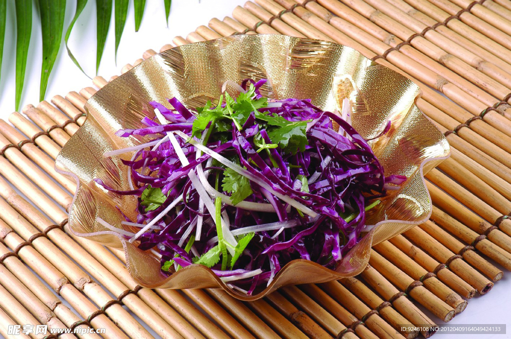 三丝紫包菜