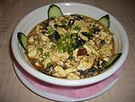 皮蛋拌豆腐