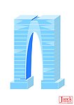 苏州东方之门3D矢量