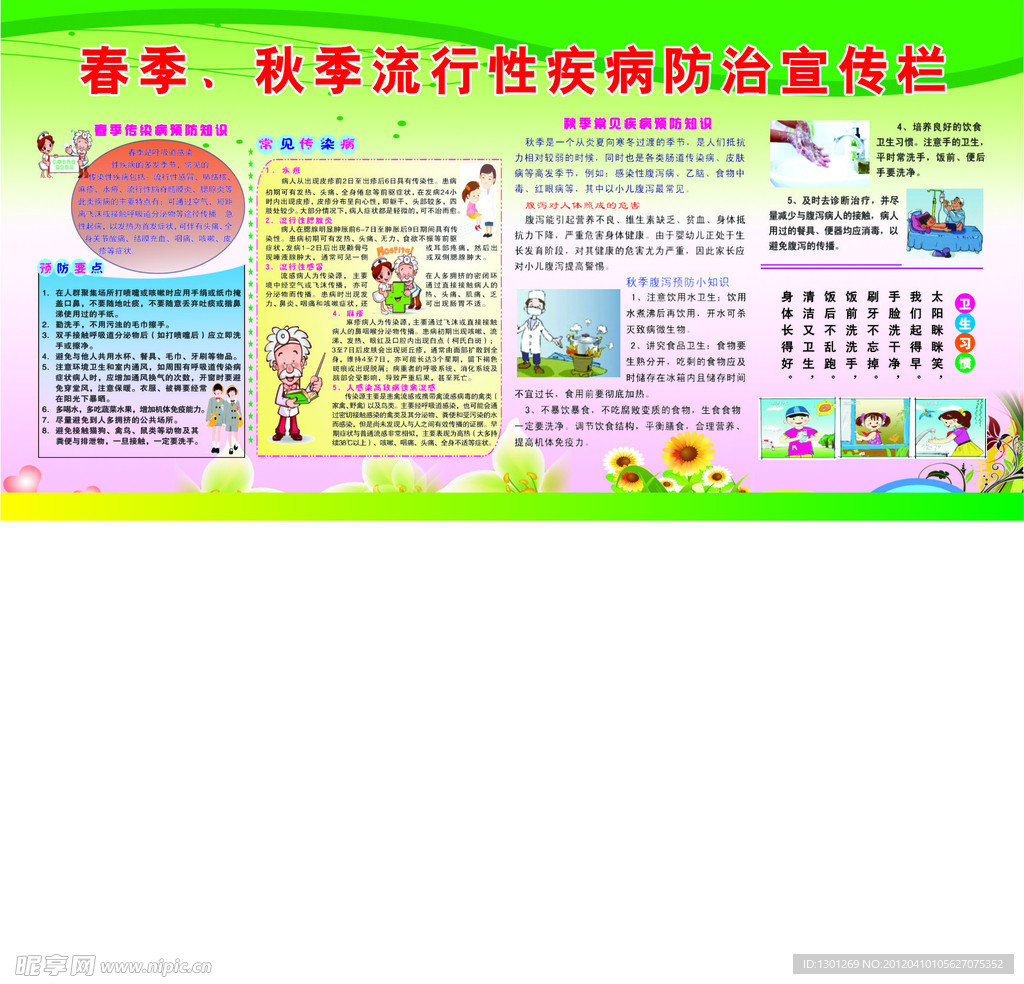 疾病防治宣传栏