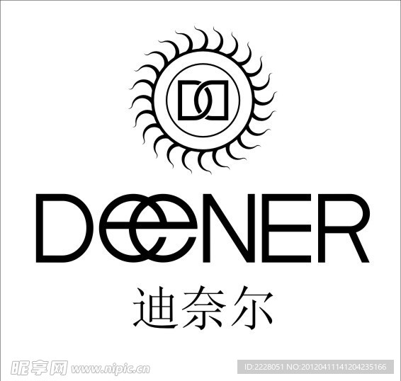 迪奈尔服饰标志