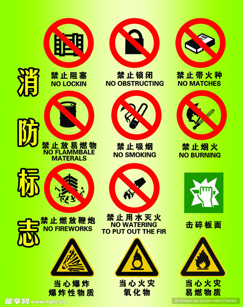 消防标识标志