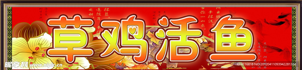 草鸡活鱼