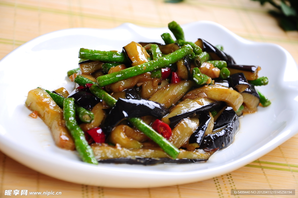 茄子炒豆角