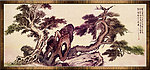 仿古山水国画