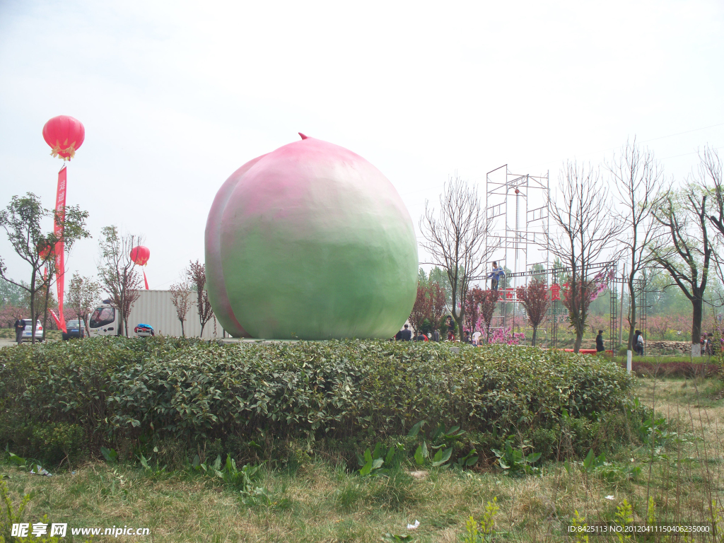 桃花展会风景