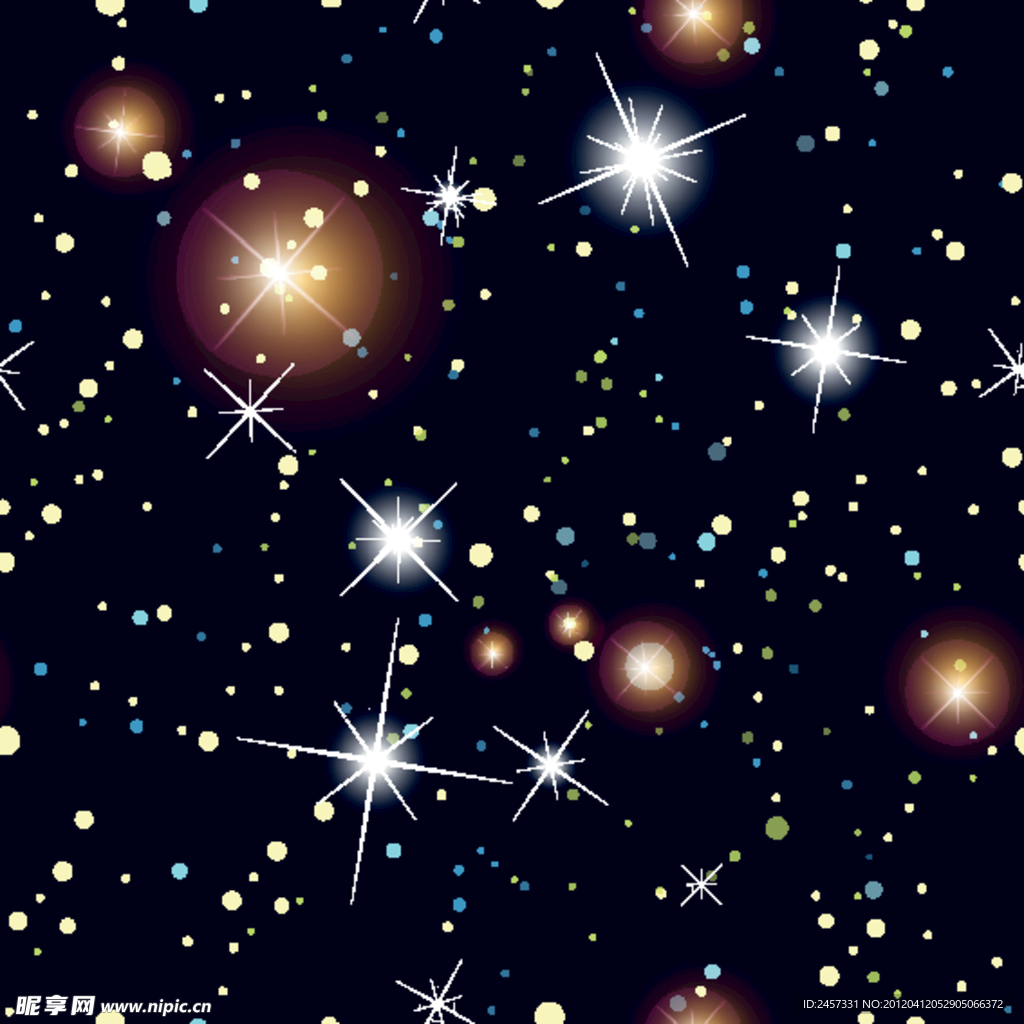 动感星光太空背景