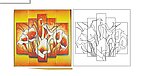艺术玻璃刻绘图