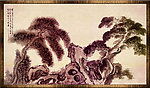 精品框装仿古山水国画
