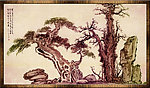 精品框装仿古山水国画