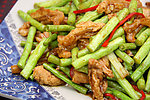 腩肉炒豆角