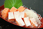 三文鱼腩刺身