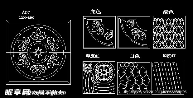 陶瓷拼花 腰线