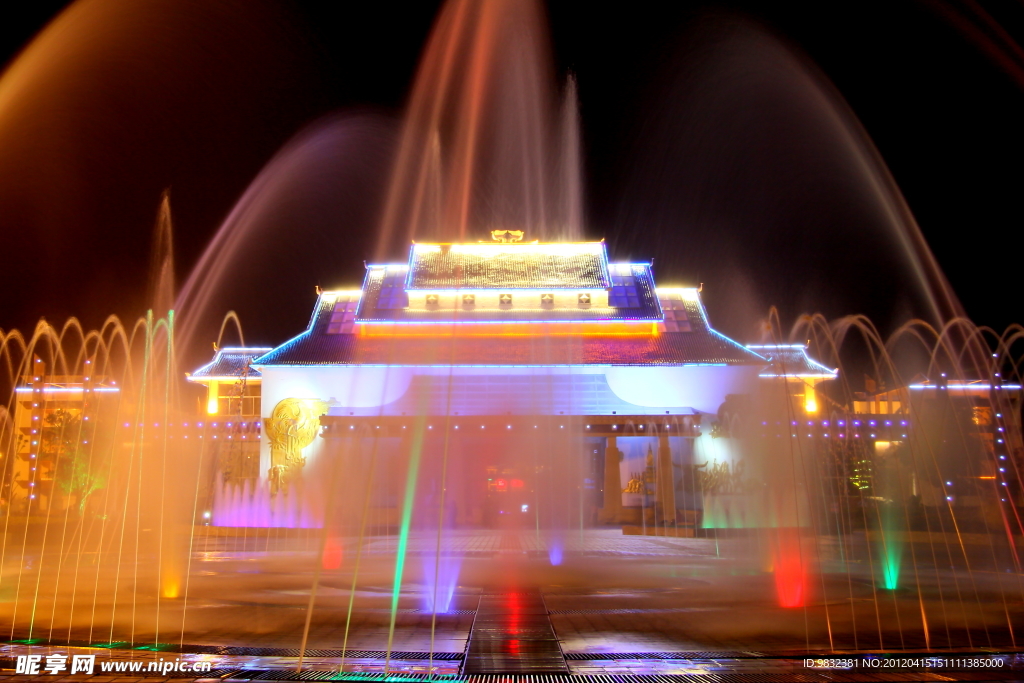 江城广场喷泉