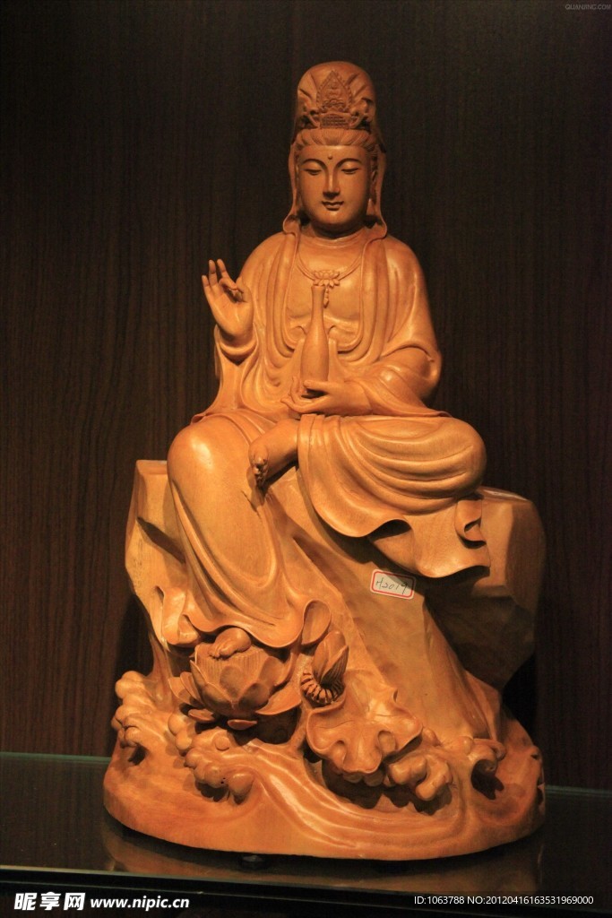 木雕观音