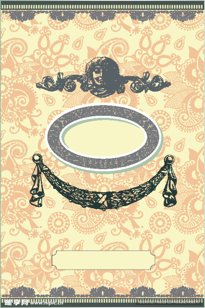 欧式花纹 古典花纹底纹